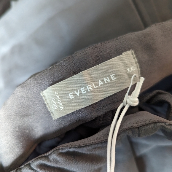 Everlane Dream Pant Dark Gray Slate Women High Rise Crop Pull On Ponte - Picture 6 of 15